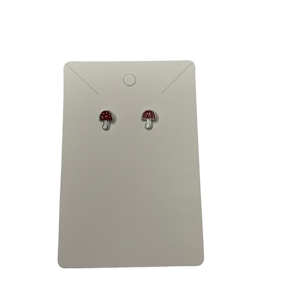 Mushroom earrings - Picture 2 of 3